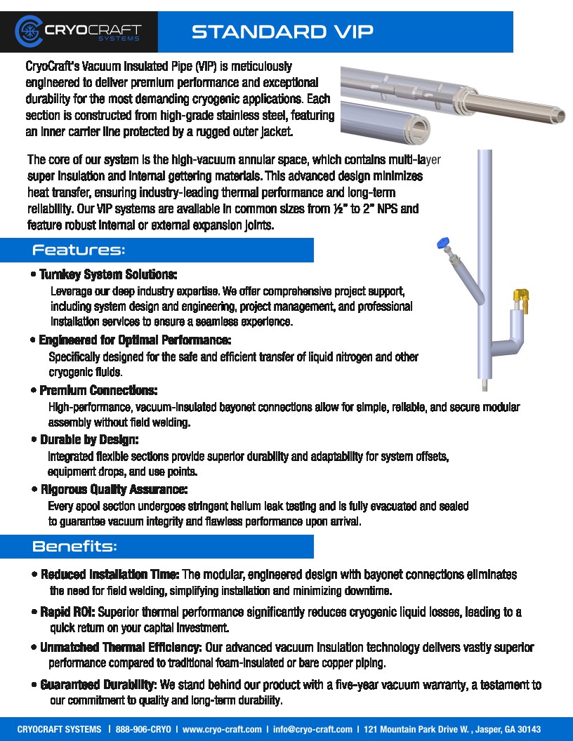 Standard VIP Cutsheet